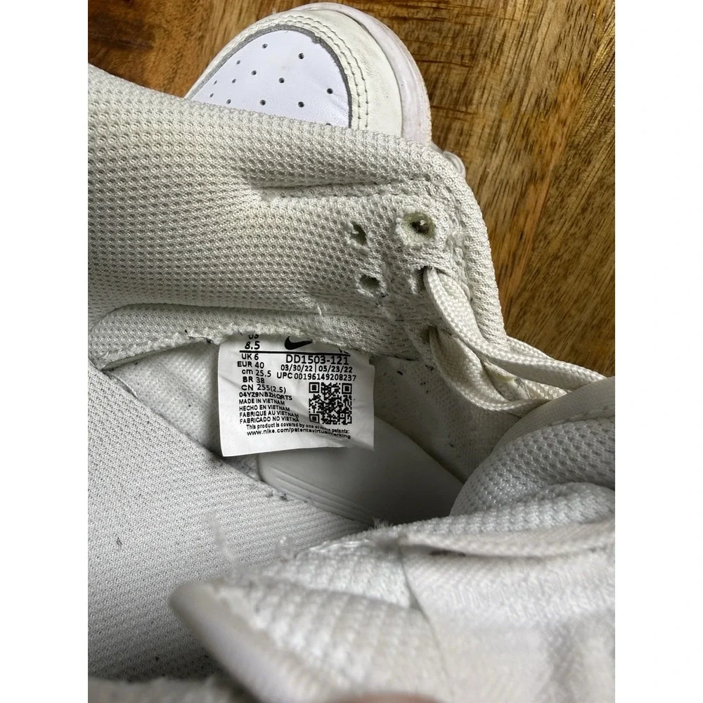 Nike Dunk Low Next Nature White DD1503-121 Women's Size 8.5 Sneakers Shoes